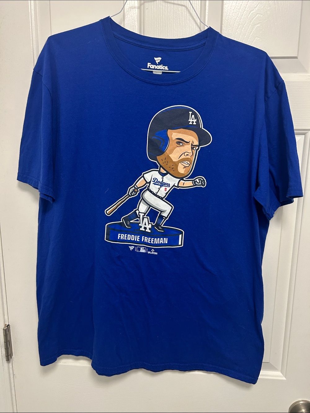 Fanatics Freddie Freeman Los Angeles Dodgers Royal Blue Graphic Tee
